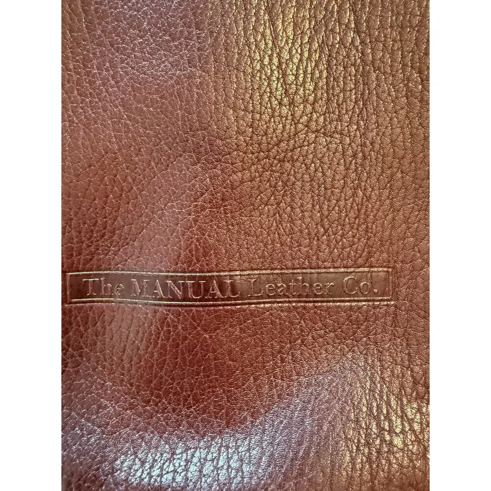 The Manual Co Genuine Leather Dark Brown Unisex Satchel/Messenger/Cross Body Bag